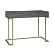 Kingfisher Lane Contemporary Serenity Computer Desk in Graphite Gray