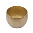 Kingfisher Lane Large Wood and Metal Table with Storage in Brass