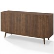 Kingfisher Lane Mid-Century Wood Sideboard Buffet Cabinet in Brown