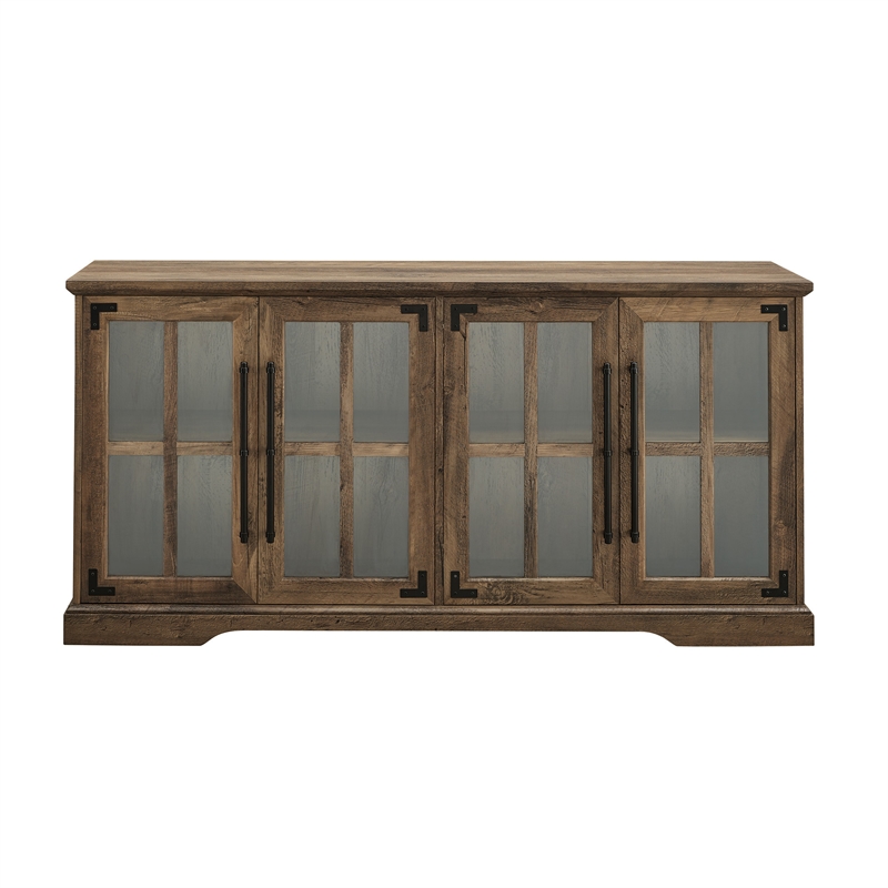 Kingfisher Lane Farmhouse Wood TV Stand for TVs up to 64