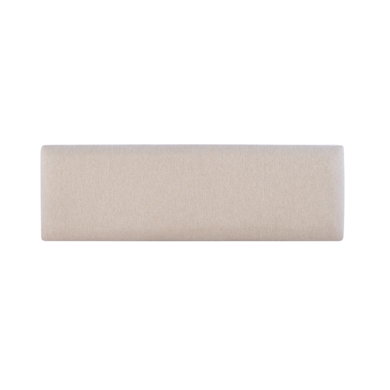 Kingfisher Lane Wood Storage Bench with Light Gray Fabric in Vanilla White Paint