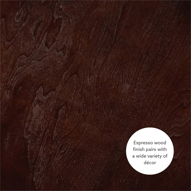 Kingfisher Lane Round Wood Accent Table Pedestal Base 26.5