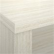 Kingfisher Lane Modern Wood U Shape Computer Desk with Hutch in White Chocolate
