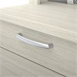 Kingfisher Lane Modern Wood U Shape Computer Desk with Hutch in White Chocolate