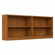 Kingfisher Lane Small 2 Shelf Bookcase in Cherry (Set of 2) - Engineered Wood