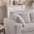 Kingfisher Lane Modern Power Recliner Sofa Slider in Presley Latte