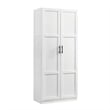 Kingfisher Lane Contemporary Engineered Wood Storage Cabinet in White