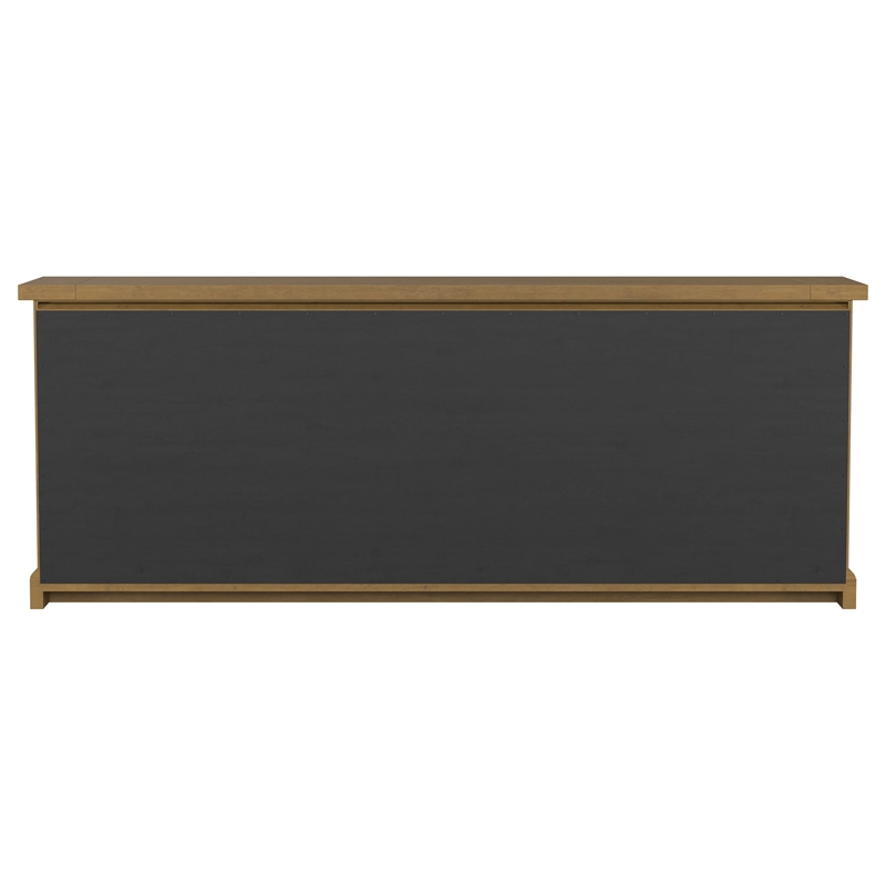 Kingfisher Lane 4-Door Dining Sideboard Buffet Cabinet in Rustic Honey
