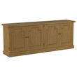Kingfisher Lane 4-Door Dining Sideboard Buffet Cabinet in Rustic Honey
