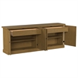 Kingfisher Lane 4-Door Dining Sideboard Buffet Cabinet in Rustic Honey