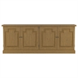 Kingfisher Lane 4-Door Dining Sideboard Buffet Cabinet in Rustic Honey