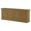 Kingfisher Lane 4-Door Dining Sideboard Buffet Cabinet in Rustic Honey