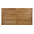 Kingfisher Lane Solid Teak Wood Outdoor Dining Table in Natural