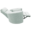 Kingfisher Lane Power Swivel Glider Recliner in Windstream Green