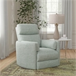 Kingfisher Lane Power Swivel Glider Recliner in Windstream Green