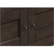 Kingfisher Lane Counter Height Storage Table Butterfly Leaf in Cappuccino