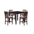 Kingfisher Lane 5-Piece Wood Counter Height Dining Set in Cherry