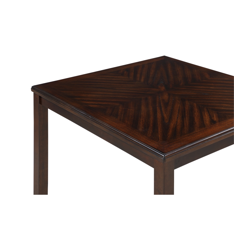 Kingfisher Lane 5-Piece Wood Counter Height Dining Set in Cherry
