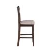 Kingfisher Lane 5-Piece Wood Counter Height Dining Set in Cherry