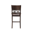 Kingfisher Lane 5-Piece Wood Counter Height Dining Set in Cherry