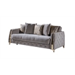Kingfisher Lane Sleeper Sofa with Under-Seat Storage in Taupe Polyester