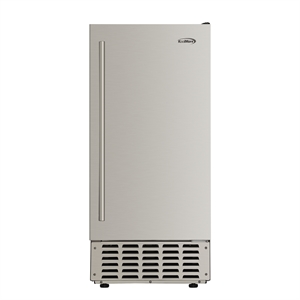 Kingfisher Lane 15&quot Built-In Nugget Ice Maker 66lb/Day in Stainless Steel