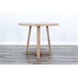 Kingfisher Lane Round Counter Height Solid Wood Table in Weathered Finish