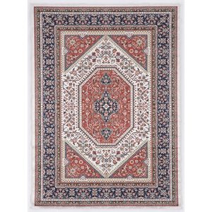 Laysan Home Traditional Woven Polyester 2'2&quotx3'2&quot Rug in Red