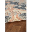 Laysan Home Traditional Machine Made Polyester 2'x3' Rug in Ivory