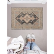 Laysan Home Traditional Machine Made Polyester 2'x3' Rug in Ivory