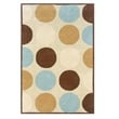 Laysan Home Transitional Hand Tufted Polyester 5'x7' Rug in Tan Brown