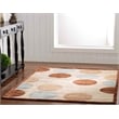 Laysan Home Transitional Hand Tufted Polyester 5'x7' Rug in Tan Brown