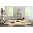 Laysan Home Transitional Hand Tufted Polyester 8'x10' Rug in Tan Brown