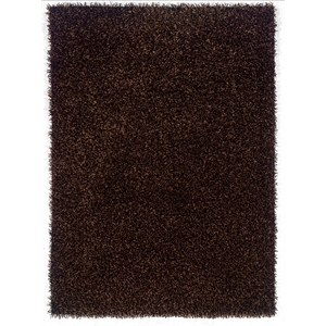 Laysan Home Transitional Shag Hand Tufted Polyester 8'x10' Rug in Brown