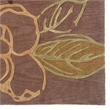Laysan Home Transitional Dyed Hand Tufted Polyester 5'x7' Rug in Purple