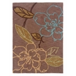 Laysan Home Transitional Dyed Hand Tufted Polyester 5'x7' Rug in Purple