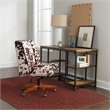 Laysan Home Transitional Hand Tufted Polyester 5'x7' Rug in Cinnamon Red