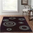 Laysan Home Transitional Hand Tufted Polyester 5'x7' Rug in Chocolate Brown