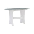 Laysan Home Coastal Wood Corner Dining Nook in Gray