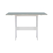Laysan Home Coastal Wood Corner Dining Nook in Gray