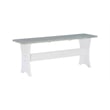 Laysan Home Coastal Wood Corner Dining Nook in Gray