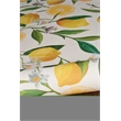 Laysan Home Transitional Washable Polyester 2'x8' Rug in Ivory and Yellow