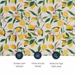 Laysan Home Transitional Washable Polyester 2'x8' Rug in Ivory and Yellow