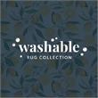 Laysan Home Transitional Washable Polyester 2'x8' Rug in Ivory and Yellow