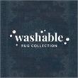 Laysan Home Transitional Washable Polyester 2'x3' Rug in Ivory and Burgundy