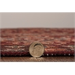 Laysan Home Transitional Washable Polyester 2'x3' Rug in Garnet Red and Ivory