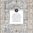 Laysan Home Transitional Washable Polyester 2'x3' Rectangle Rug Gray and Beige
