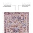 Laysan Home Transitional Washable Polyester 2'x3' Rectangle Rug in Ivory / Gold
