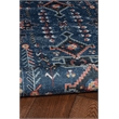 Laysan Home Transitional Washable Polyester 2'x3' Rectangle Rug in Navy / Ivory