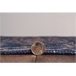 Laysan Home Transitional Washable Polyester 2'x3' Rectangle Rug in Navy / Ivory